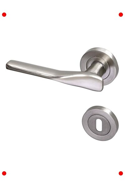 markentegra Satin Room Door Handle - Compatible with Sliding Steel Handle