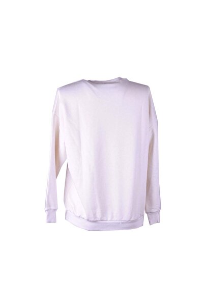 trender 26Ki40000063 White Women's Sweatshirt 6602