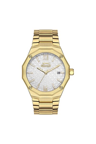 Slazenger Sl.09.2149.3.02 Wristwatch |   39mm Gold Case, Special Texture Dial