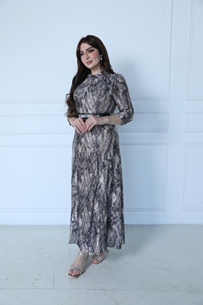 BRATO wavy tulle dress