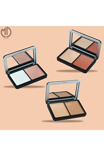 Moda Beauty عبوات كريم أحمر خدود (بلاشر) ثلاثي 3علب من مودا بيوتي