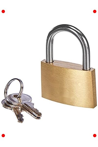 markentegra 35mm Brass Padlock - Yellow