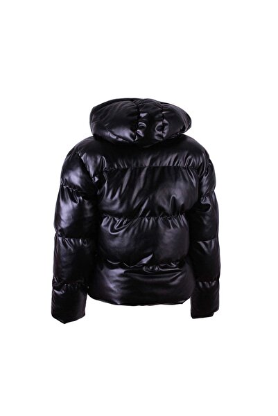 trender 26kg07000062 Black Women's Coat Y-306