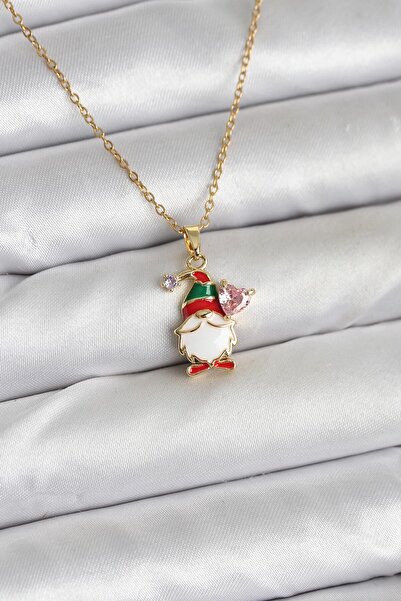 callerrons accessories قلادة نسائية ذات لون ذهبي على شكل سلسلة - EBJ251201W38464