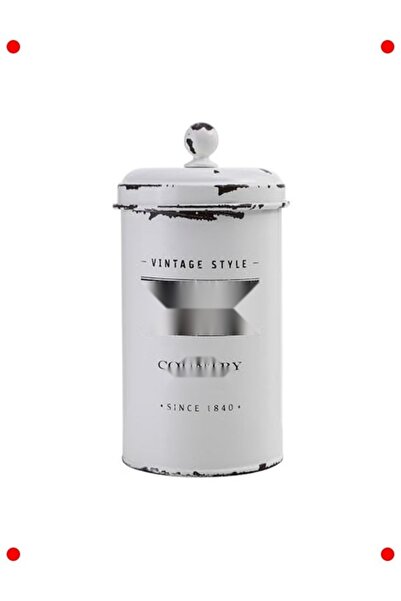 ulupazarlama Stylish Metal Coffee Storage Box