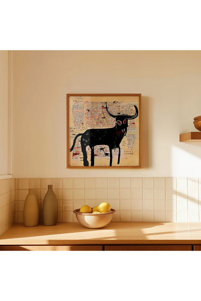 ARTHOUSECOLLECTIVE Jean - Michel Basquiat - Square Poster - Unframed Poster in Painting Sizes