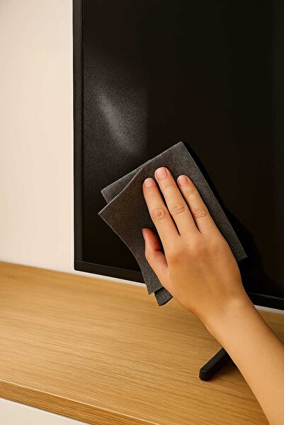 Nobera قطعة قماش سحرية للتنظيف من اللباد باللون الرمادي الداكن - 30×30 سم