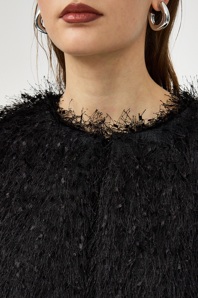 DazzUp Women's Tasseled Fur