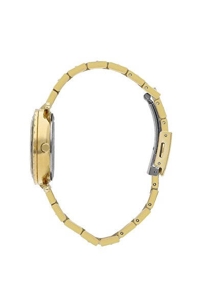 Slazenger Sl.09.2286.4.02 Women's Wristwatch |   32mm Gold Color Case, Multi-Indicator Dial