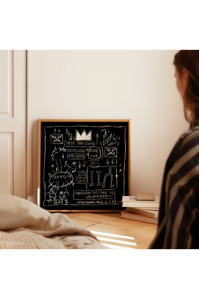 ARTHOUSECOLLECTIVE Jean - Michel Basquiat - Square Poster - Unframed Poster in Painting Sizes