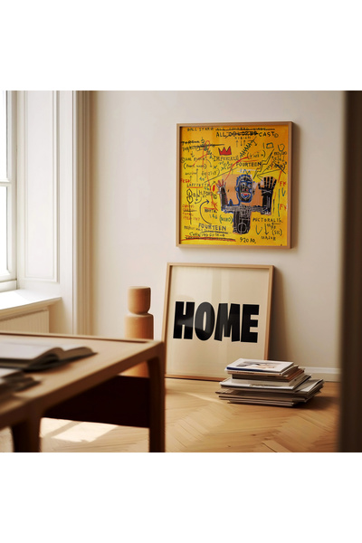ARTHOUSECOLLECTIVE Jean - Michel Basquiat - Square Poster - Unframed Poster in Painting Sizes