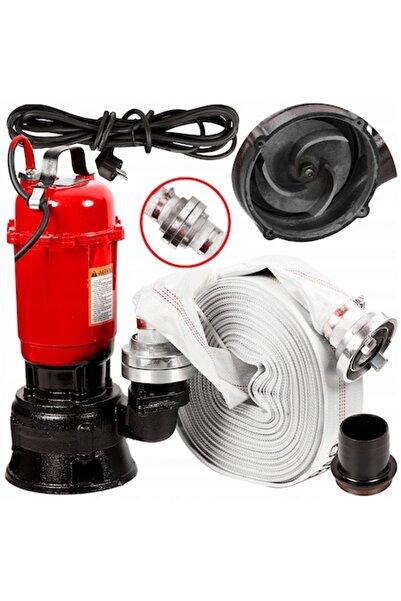 BOXER Pompă submersibilă pentru apă murdară 3200W + furtun de pompieri 20m (C...