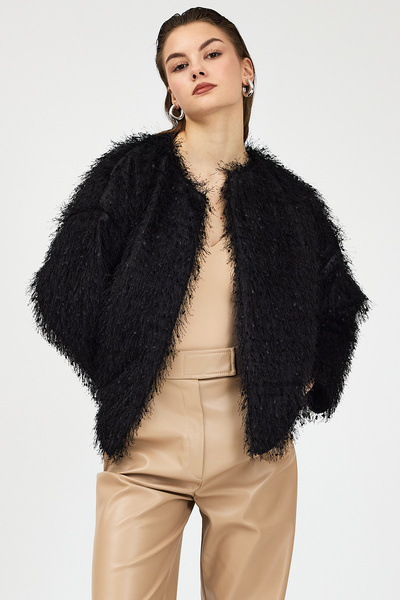 DazzUp Women's Tasseled Fur