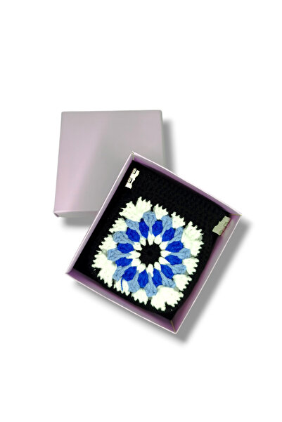 STE Metal Klips Kapaklı El Örgüsü Para Kesesi – El Yapımı Cüzdan