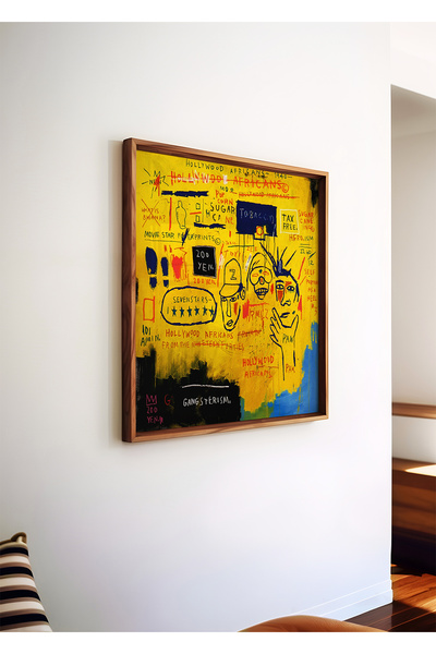 ARTHOUSECOLLECTIVE Jean - Michel Basquiat - Square Poster - Unframed Poster in Painting Sizes