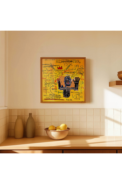 ARTHOUSECOLLECTIVE Jean - Michel Basquiat - Square Poster - Unframed Poster in Painting Sizes