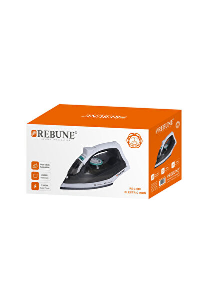 rebune Ribbon Steamora Steam Iron – 1300 Watts – 200 ml