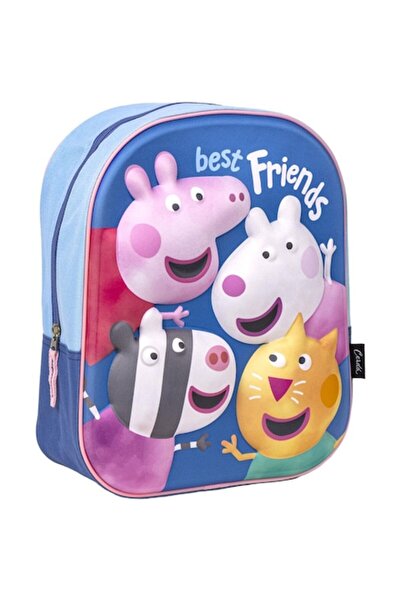 Peppa Pig Children's 3D Backpack Peppa Pig, 1 zipper, 25 x 33 x 10 cm