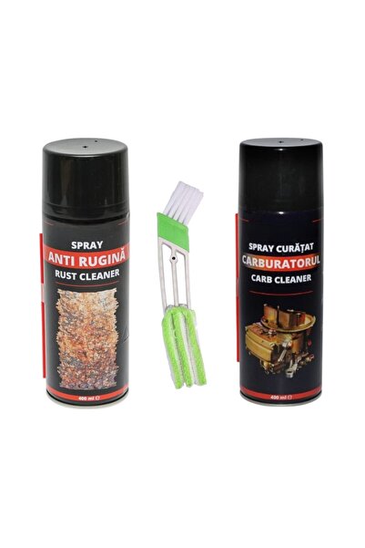 OEM Accesoriu detailing 2 in 1 pensula par moale + spray antirugina + spray carburator