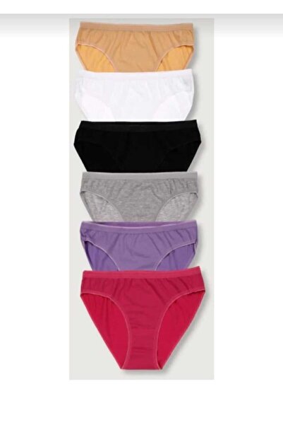 ELATOPTAN ملابس داخلية نسائية من توتكو، مجموعة من 6 قطع بألوان مختلطة، موديل ELF568T0635CCM6