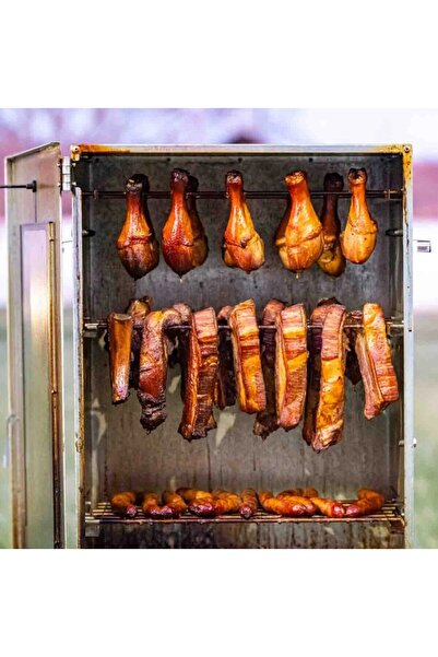 RT Afumatoare Rumegus Carnat Carne Branza Peste Alimente Clisa, Tabla Zincata 80x30x40cm