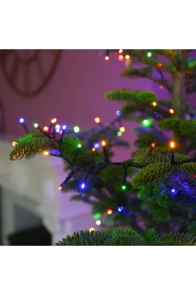 OEM Ghirlandă luminoasă LED pentru brad de Crăciun, 400 LED-uri, 30m, 8 modur...