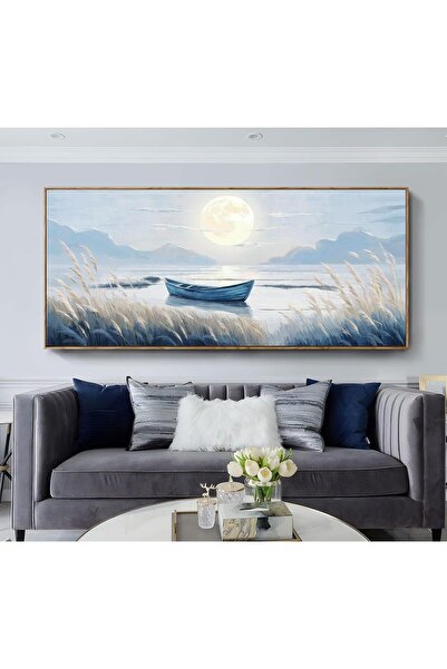 ALAYRA International لوحة فنية جدارية جميلة بإطار كبير من القماش مقاس 60×120 ...