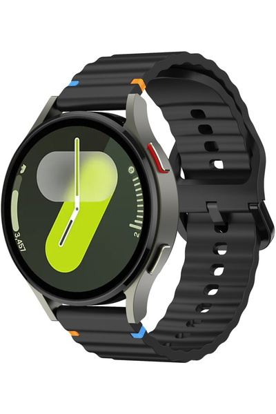 ceptego سوار سيليكون متموج عالي الجودة لساعة هواوي واتش جي تي 6 / 5 / 4 / 3 / 2 برو / ألتيميت / إس إي مقاس 46 مم/22 مم