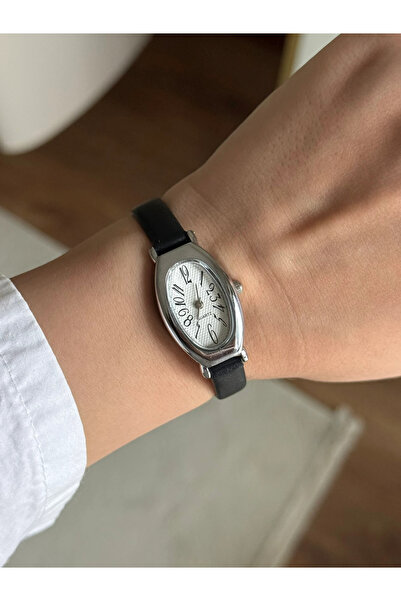 RoseandRoses ساعة يد نسائية بحزام جلدي طراز فينتاج من بيلز