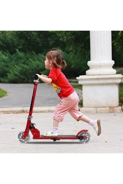 COSTWAY Children's scooter, adjustable height 70-87 cm, wheel diameter 12 cm, maximum weight 70 kg
