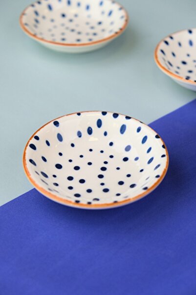 tabakevi Tabak Evi Porcelain Spotty Mini Bowl Set 9X2,50Cm 4 Pieces