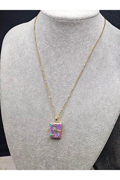 Bluw Jewelry Modern Kapaklı Sandık Desenli Çelik Kolye