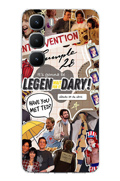 TechTree Infinix Hot 60 Pro Compatible Retro Newspaper How I Met Your Mother Design Silicone Case