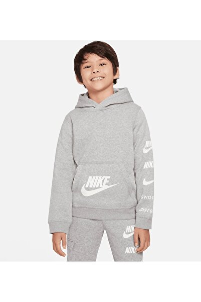Nike Sportswear Si Flc Po Children's Gray Hoodie Sweatshirt