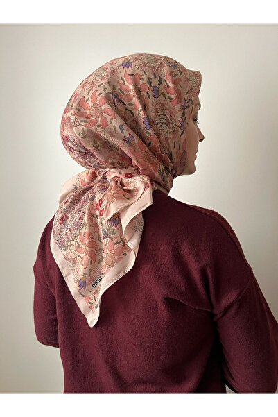 ESSLERA وشاح ناعم منقوش بالزهور