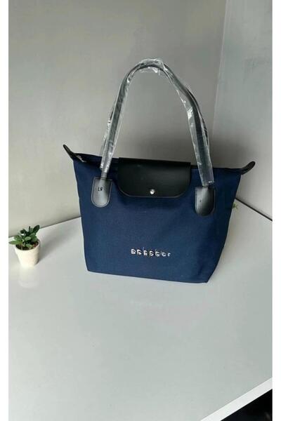 gül sezgin butik Women's Dark Blue Canvas Shoulder Bag