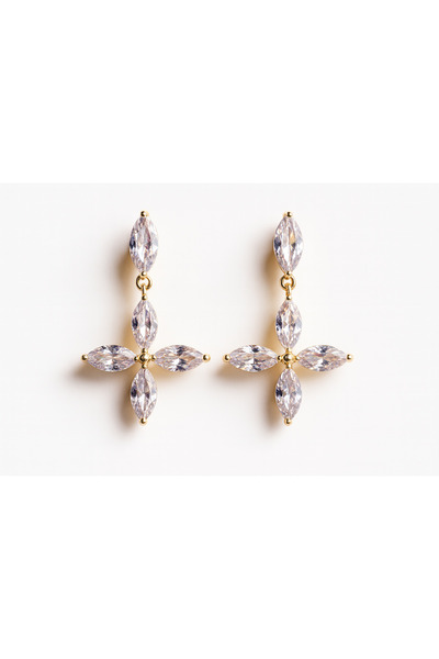 HoneyMoney Marquise Zirkon Taşlı Küpe