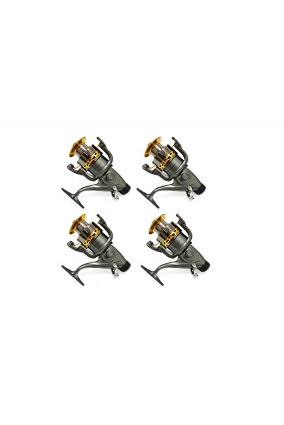 prokarpfishing Set of 4 White Diamond KT6000A Baitrunner Reels, 9+1 Bearings