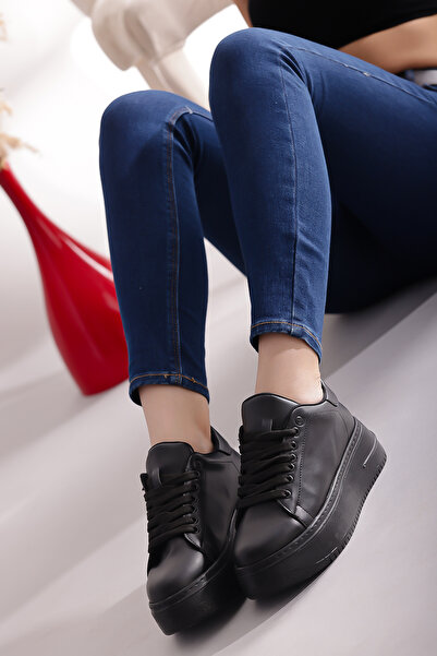 uzero Sneaker Women's Shoes Daily Sports Casual Black Shoes