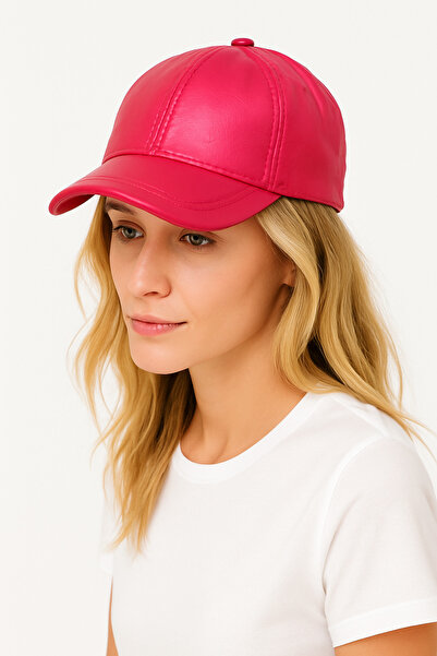 ZERAMİNE Genuine Leather Unisex Hat Cap – Quality Stitching Detailing - Premium