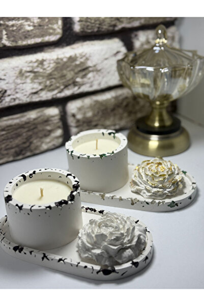 indirimvar Yılbaşı Özel 2 li El Yapımı Taş Kavanoz Orjinal Soya Mumları | Ev ...