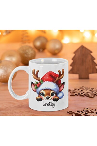 Masalsı Concept Kişiye Özel Yılbaşı Temalı Happy New Year Design Porselen Kup...