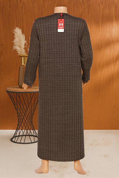 HESNA Women's Nurel Plus Size Winter Square Snap Coat