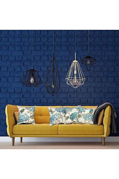 AZONEE Vintage Orchid Butterfly Bird Spring 18x18 Inch Throw Pillow Covers Set of 4