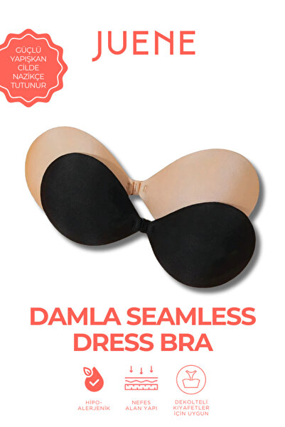 Juene Sutien tip rochie Damla fără cusături – Suport invizibil care nu lasă u...