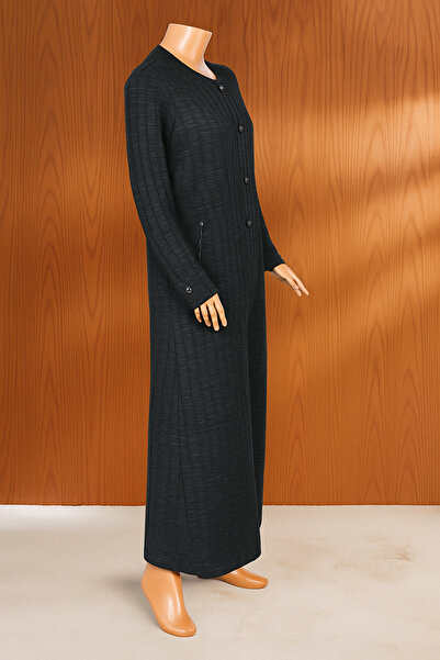 HESNA Women's Nurel Plus Size Winter Square Snap Coat