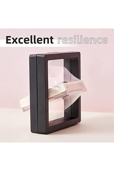 ELECDON Anti-Tarnish Jewelry Organizer 6pc Portable Travel Display Box 3.54x3.54x0.79 in