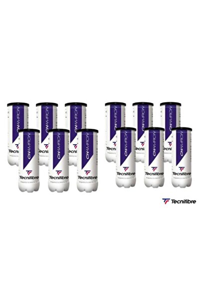 Tecnifibre CHAMPION (3 TOPLU KUTU) 12'li Tenis Topu