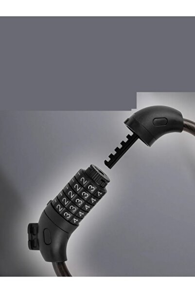 Transformacion Замок для велосипеда з кодом 16 мм Товщина 200 см Замок для скутера, мотоцикла - Сталевий трос 722481