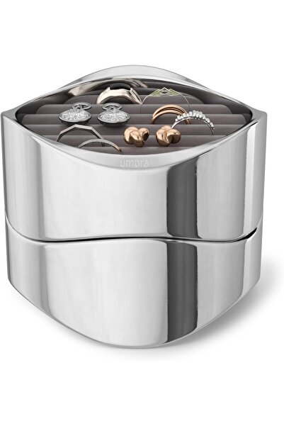 umbra Wavy Jewelry Organizer, Chrome